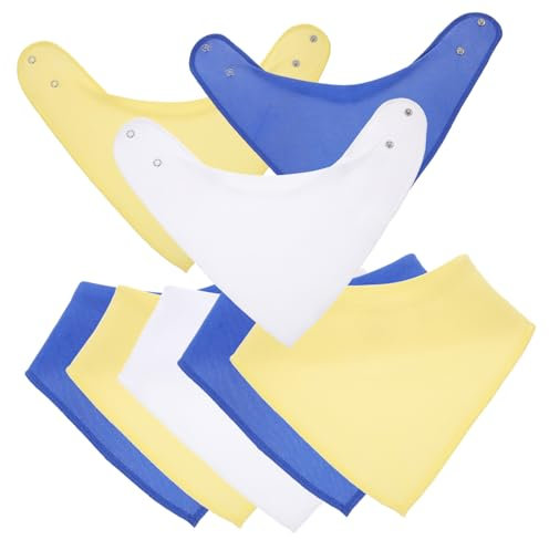 VICASKY 8stücke Dreieckstuch Für Neugeborene Speicheltuch Praktisches Dreieckstuch Für Mittagessen-fütterung Aus Strapazierfähigem Material Waschbar Und Schnell Trocknend