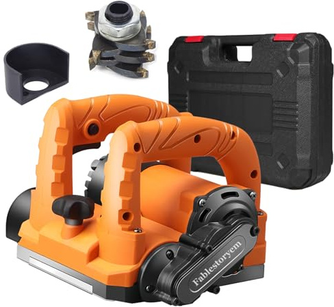 Electric Wall Scraper and Planing Machine, High Power 5800W/6800W 220V, Adjustable Cut Depth 0-4mm, Includes Side Knife and Toolbox for Efficient Concrete Removal and Surface Preparation