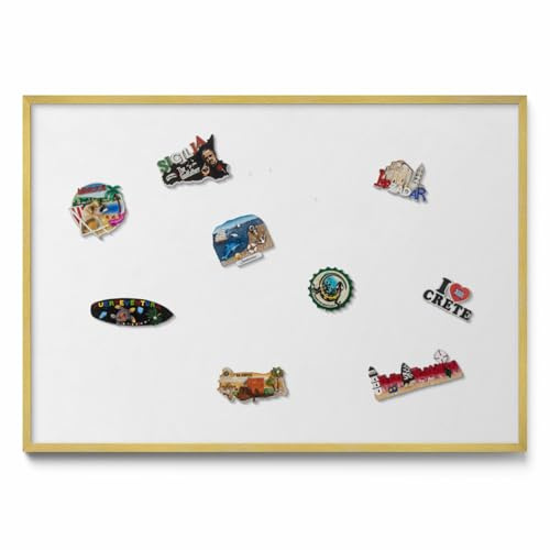 Panneau Mural Magnétique 100x70 cm – Tableau Aimanté Élégant Avec Cadre Plastique, Surface Pour Mémos, Listes De Tâches, Organisation Familiale Et Décoration