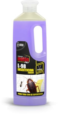 VINFERMATÓN PRO L-98 Limpiador Insecticida Rastreros 1L | Anticucarachas y Antihormigas | Aplicación sin Diluir | Perfume Lavanda | Eficaz contra Hormigas y Cucarachas