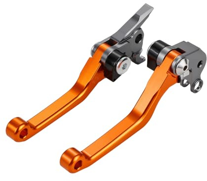 JFG RACING Leve Freno Frizione Moto per SX SXS EXC XCF XCW SXF MXC EXCG MXCG 125 144 200 250 300 400 450 505 525 Arancione