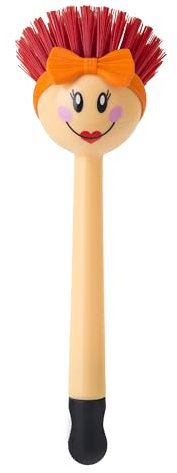 VIGAR Spülbürste, ABS, Orange, 7,5 x 7,5 x 24,5 cm