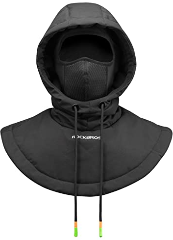 ROCKBROS Sturmhaube Motorrad, Balaclava Skimaske Herren Damen, Full Face Gesichtsmaske, Wintermütze & Halswärmer, Warm, Wasserabweisendem, Atmungsaktiv für Radfahren, Skifahren, Snowboarden