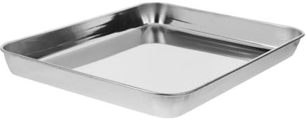 MUSISALY Edelstahltablett Für Medizinische Instrumente Flaches Metalltablett Tabletts Für Medizinische Zwecke Ablage Tablett