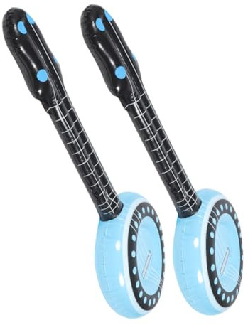 UPKOCH 2 Stück Aufblasbares Musikinstrument Für Musikspielzeug Gitarren Für Aufblasbare Gitarre Aufblasbares Instrument Interessantes Inflationsinstrument Kinderversorgung PVC