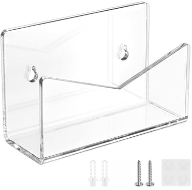 Porte-lettres mural en acrylique, porte-enveloppes, porte-cartes, rangement de documents, plan de travail, porte-magazines