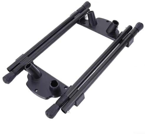 Gambe pieghevoli in metallo e plastica, per esterni, resistenti, regolabili, altezza regolabile, gambe per tavolo da campeggio