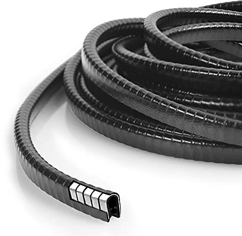 URAQT Car Door Edge Guards, U-Shape, 5.5 m Rubber Door Protector Anti-Collision Protect, Rubber Car Protector for Most Cars