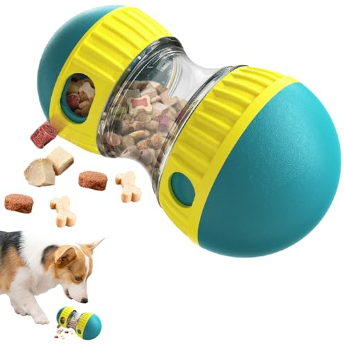 YNNHUDEEP Futterball für Hunde - Rolling Feeder Hundespielzeug,Hundeball für Mittlerer Großer Hund,Interaktives Hundebälle,Haustier-langsamer Feeder,hundespielzeug unzerstörbar