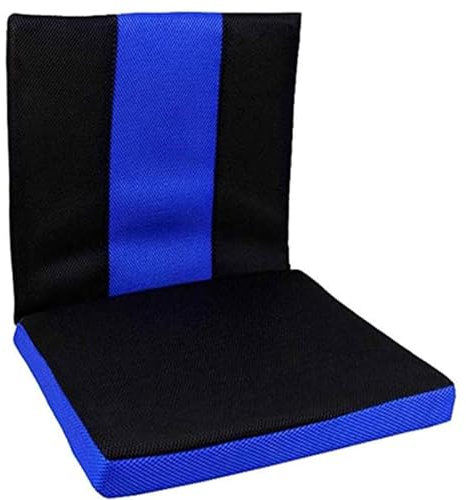 DJFOG Cojín Reductor de presión para Silla de Ruedas, cojín cómodo para Silla de Ruedas con Respaldo, cojín para Silla de Ruedas, cojín antiescaras, cojín para Asiento de Silla de Ruedas,Negro
