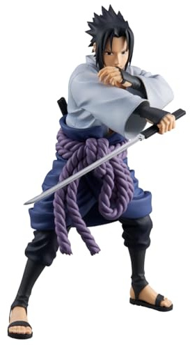 Banpresto Figura de Acción Sasuke Uchiha Naruto Shippuden - Grandista 24 cm - BP89927P Multicolor - Figura Coleccionable - Ideal para los fanaticos del Anime