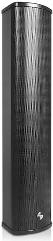 Sound Town TARVOS-CL45B - Altoparlante passivo a colonna resistente alle intemperie, 70 V/100 V, 4 x 5, con involucro in alluminio IP55, per installazioni domestiche e commerciali, interni ed esterni
