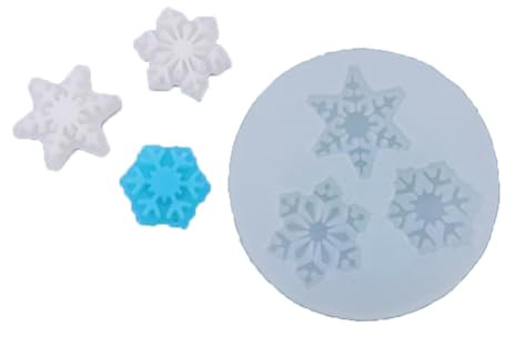 Jul snöflinga kakform diskmaskinssäker silikonmaterial för bakning och festival efterrätt återanvändbar jul bakning silikonform