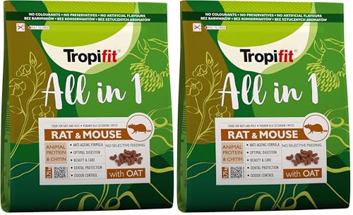 All in 1 Rat & Mouse 1,75kg - Nourriture pour Rats et Souris (Lot de 2)