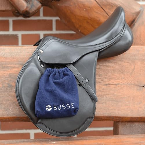 Equine Smile ES5015 Stirrup Protector, Stirrup Cover, Fleece Saddle Protector for Stirrups, Soft Material Against Scratches and Dirt Pair (Navy, Standard - Fleece)
