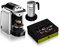 Nespresso Profi Zenius Kaffeevollautomat mit Aeroccino4 (Milchaufschäumer) und 100 Kaffeekapseln, ideal für kleine Büros - Silber