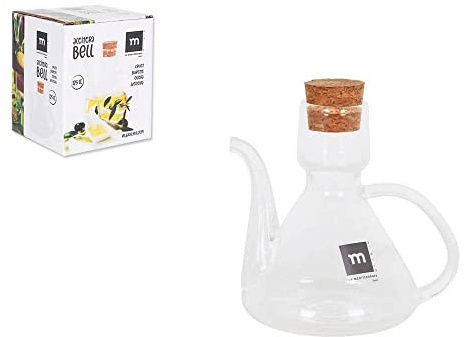 ACEITERA VIDRIO CON TAPÓN 125CC BELL marca LA MEDITERRANEA
