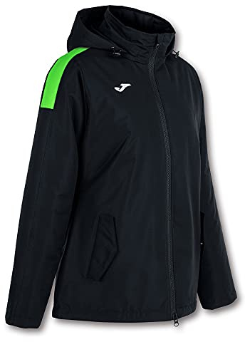 Joma M Giacca trivor, Noir/Vert Fluo, M Unisex-Adulto