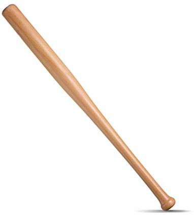 Fuerte 86 CM Bate de béisbol de Madera Barra de Madera Maciza Niños Adultos Juego al Aire Libre Práctica de Entrenamiento Madera Ligera Antideslizante Agarre Softbol Deportes Slugger