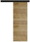 KIER FURNITURE Türen MALIBU 70 Moderne Schiebetüren - Wandschiebetür - Universal Links und Rechts - Metallschiebesystem - Robust, Haltbar - Stabil, Langlebig - Craft Eiche B76xH205xT1,6 cm