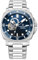 Pagani Design- Reloj Automático Hombre, Brazalete Casual Acero Inoxidable con Elegante Cristal Zafiro, Correa Nylon NH39, PD1736 (PD-1736 Banda de Acero Azul)