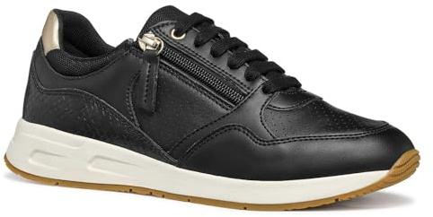 Geox D Bulmya B, Scarpe da Ginnastica Donna, Nero, 39 EU