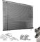 HUGG (28-KF) Alu-Jalousie Klemmfix ohne Bohren, Fenster-, Wand- und Deckenmontage, 80 x 130 cm (B x H), Anthrazit