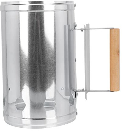 CIMAXIC Secchio Accendifuoco per Barbecue a Carbonella Accensione per e Grigliate in Legno Isolante Barile Carbonio per