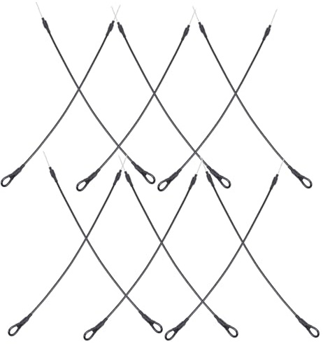 Cabilock Lot De 100 Cordons De Sécurité Antivol Lanières De Sécurité En Fil Métallique Avec Boucle Compatibles Avec Étiquettes Magnétiques Rigides Pour Vêtements Et Prévention Des Pertes