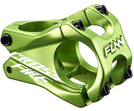 FUNN Crossfire Attacco Manubrio per Mountain Bike con Morsetto da 31,8 mm - Attacco Manubrio in Lega Leggera e Resistente per Mountain Bike e BMX Bike, Lunghezza 35 mm (Verde)