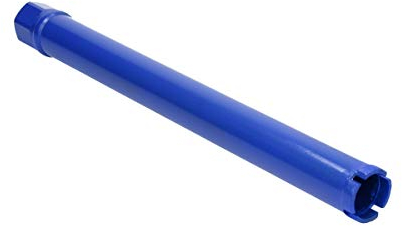 ECD Germany Diamantbohrkrone 1 1/4 Ø44mm 455mm für Kernbohrgeräte, Metall Kernbohrkrone, Diamantbohrer Nass/Trocken, Dosenbohrer Kernbohrer Diamant Bohrkrone Nassbohrkrone Trockenbohrkrone für Beton