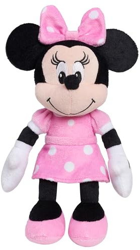 Disney Junior Mickey Mouse Bean Plush Minnie Mouse Stuffed Animal, Kids Toys for Ages 2 Up by Just Play