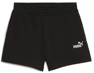 Puma ESS Small No. 1 Logo Shorts TR G, Pantalones Cortos de Punto Niñas, Puma Black,