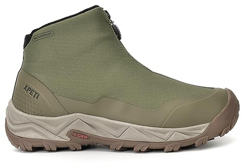 XPETI Men's Coldurban II Front Zip Waterproof Campsite Hiking Boots