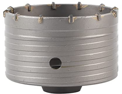 Sierra de corona para hormigón, brocas circulares, juego de sierra de corona, cortador de abridor de agujeros de acero al carbono, broca de martillo eléctrico, abridor de agujeros (100mm)