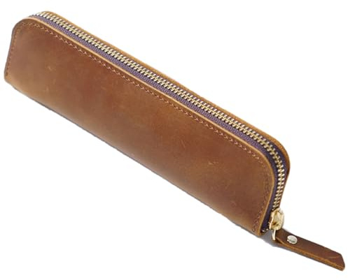 Trousse En Cuir De Qualité Supérieure, Étui De Protection Pour Stylo Rétro | Papeterie Portable Organisateur De Papeterie, Trousse à Stylos, Pour Stylos Plume Crayons