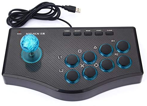 Jrifedptry Wired Game Controller Game Rocker USB Arcade Joystick USBF Stick for Computer PC Gamepad Gaming Console