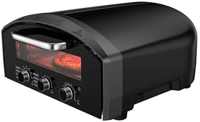 Four à pizza électrique BELDEKO Donato – 450 °C, 2140 W – cuisson 90 secondes – 8 modes + manuel – pierre réfractaire 33×33 cm – pelle à pizza incluse