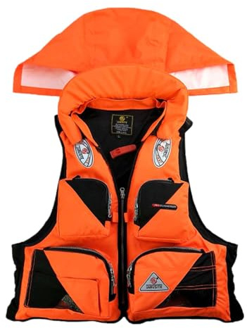 POIUIYQA Schwimmweste Erwachsene, Rettungsweste für Erwachsene & Kinder, Auftriebsweste Schwimmhilfe Verstellbare für Sup, Kajakfahren, Surfen, Wassersport