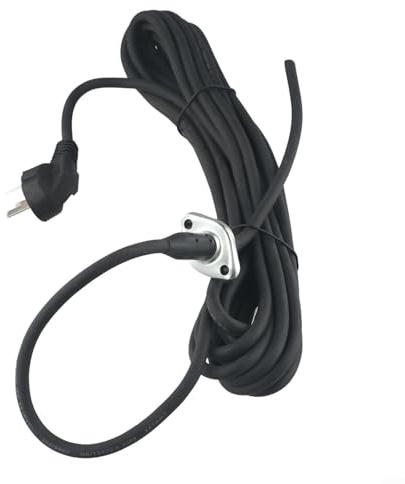 EffiFish Câble d'alimentation extra long de 8,8 m avec cordons de traction en PVC pour eau sale et système de drainage de pompe submersible (8,8 mètres)