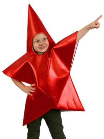 Cosplaydräkter | Humoristisk Stjärna Form Retro | Halloween och Cosplay utklädningsdräkter | För pojkar och flickor roller, spel, maskerad och fest, gudstjänst på