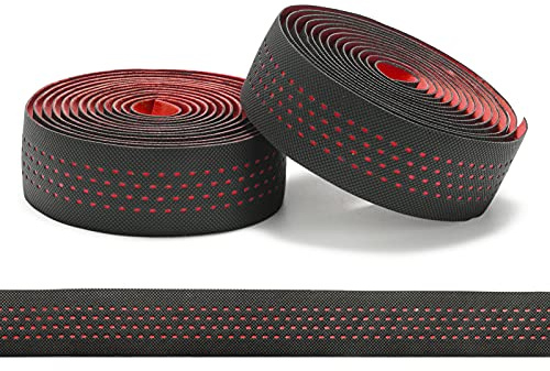 ROCKBROS Bike Handlebar Tape for Road Bike Grip Tape Bicycle Handlebar Grip Tape Wrap Red