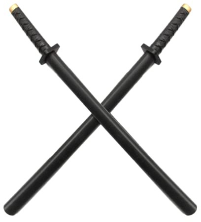 damdos Lot de 2 épées Kataiana pour Halloween - Épée Kataiana - Épées de Samouroai Ninja - Cosplay - Cadeaux d'anniversaire