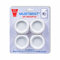 Mustbest 4pcs Anti-Vibrationspads für Waschmaschine und Trockner-Stoß- und Geräuschunterdrückungswaschmaschinenunterstützung verhindern, dass schütteln