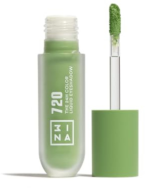 3INA MAKEUP - The 24H Color Liquid Eyeshadow 720 - Verde matcha - Ombretto Liquido Verde matcha 24H a Lunga Tenuta Waterproof - Formula Leggera Morbida e Cremosa - Vegan - Cruelty Free