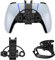 Volantes de Carreras para PS5, Mini Volante Controlador de Juego Volante Auxiliar Accesorios de Repuesto para PS5 (Blanco)