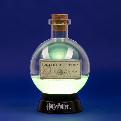 WONDEE Harry Potter Lámpara Decorativa y Luz Nocturna de Poción Mágica [7 colores] del Laboratorio de Snape, Decoración Habitación Harry Potter Regalos y Cosas Originales Fans, Producto Oficial Disney