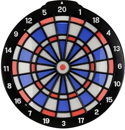 Hedstrom Kids Safe Dart Board Set | Dartboard & 6 Soft Rubber Safety Darts | Dartboard Set for Children & Adults | Ages 14+