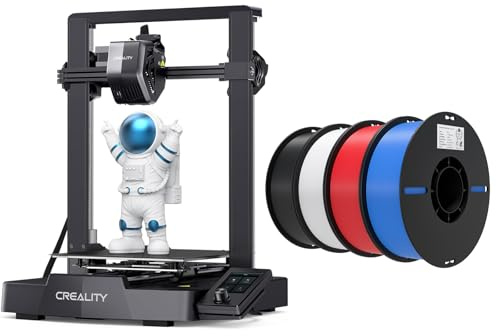 Creality Ender 3 V3 SE 3D Printer Bundle with PLA Filament 4 Packs（Black+White+Red+Blue）