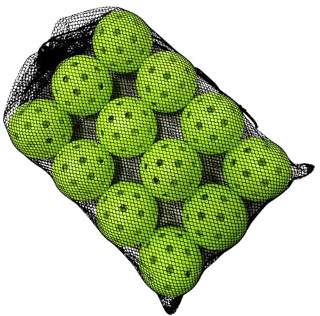 Genérico Bolas De Golf De Entrenamiento,12 Piezas Equipo De Golpeo,Pelota Hueca De Práctica con De Malla Y Cordón - para Hombres Mujeres Interiores Exteriores Hogar Escuela